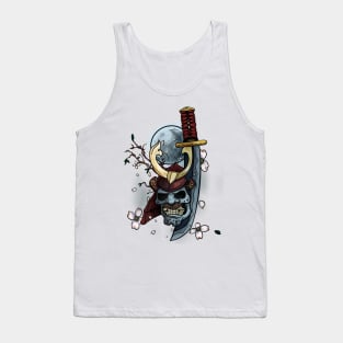 Samurai full moon Tank Top